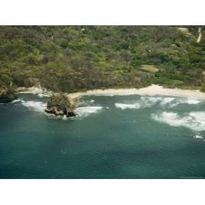  North Nicoya Pennisula, Pacific Coast from Air, Costa Rica, Central 