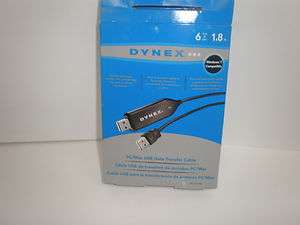 Dynex DX C114200 PC / Mac USB Data Transfer Cable 6  