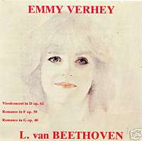 EMMY VERHEY, VIOLIN / BEETHOVEN CONCERTO, ROMANCE / CD  