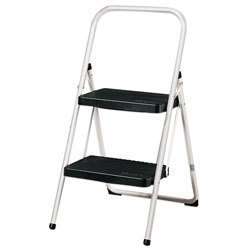 Step Ladder, Black/White by Cosco #11135CLGG1  