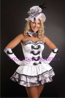 B40 Burlesque Moulin Rouge Showgirl Fancy Dress Costume  