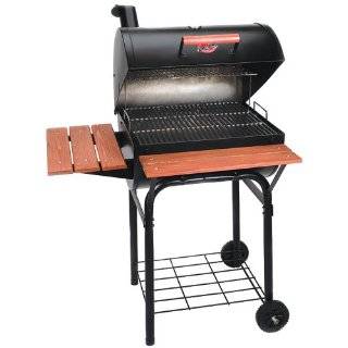  Char Griller 2123 Wrangler 640 Square Inch Charcoal Grill / Smoker 