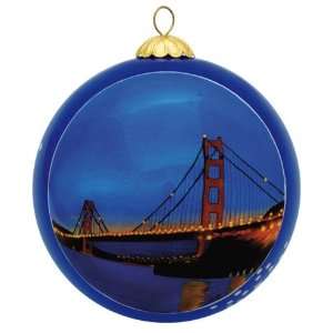  San Francisco Christmas Ornament   Golden Gate Bridge By 
