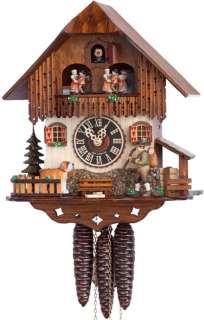 Black Forest 1 Day Chalet Musical Cuckoo Clock   6237T  