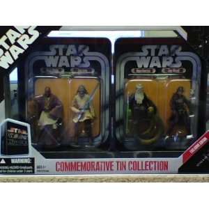   Wars Attack of the Clones Commemorative Tin Collection with 4 figures