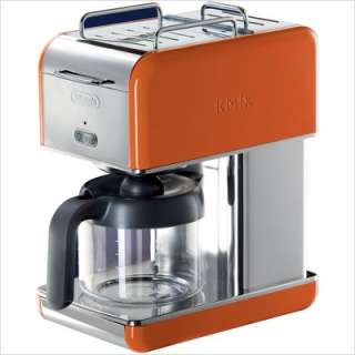 Delonghi kMix 10 Cup Coffee Maker in Orange DCM04OR 044387004022 