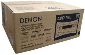 AVR 990 DENON 7.1 AV HOME THEATER RECEIVER AVR990 *NEW*  