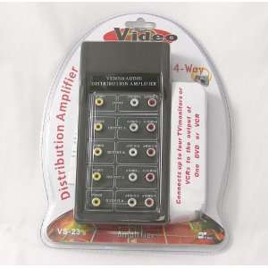   Composite Signal Amp 1 Input to 4 Outputs Uninex Vs 23 Electronics