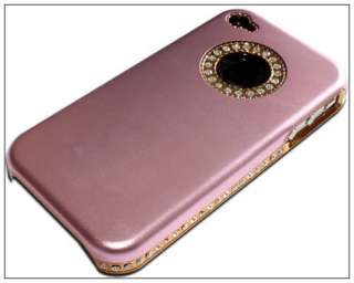 Luxury Bling Diamond Case Cover For iPhone 4 4G Pink  