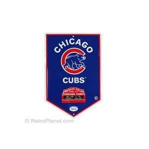  Chicago Cubs Cooperstown Collection Metal Sign Sports 