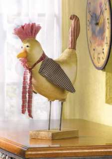 Primitive Country Stuffed Standing Chicken Hen  