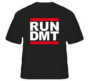 Run Dmt Music House Dance Beats DJ Cool Black T Shirt  