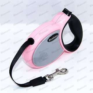 PINK 10Ft 30KG Retractable Dog LEASH Automatic Small Doggie Puppy Pet 
