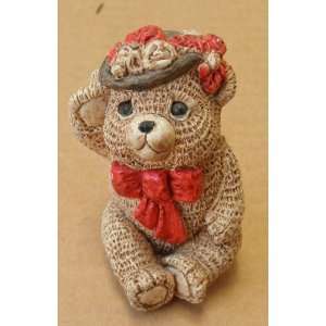  Decorative Stone Critter Littles Teddy Girl Figurine   2 1 