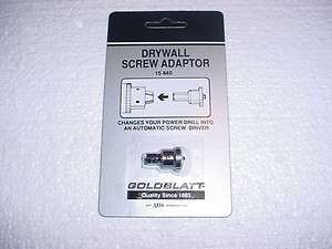 DRYWALL SCREW ADAPTOR MADE BY GOLDBLATT SCREW SETTER  