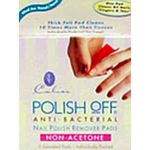  Polish Off Nail Polish Remover Pads, Non Acetone   1 Ea 