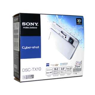 Sony DSC TX10/S Cyber shot Digital Camera (Silver)   Brand New