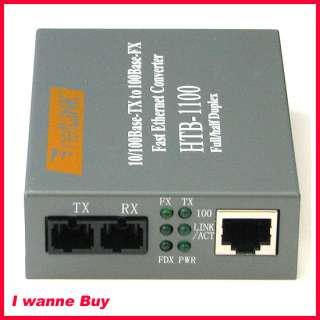   Media Converter SC to Ethernet RJ45 Duplex Multimode MM Adapter  