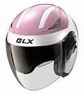   Moped Cruiser Biker Dual Shield Lens Open Face Pink Helmet Vespa ~S