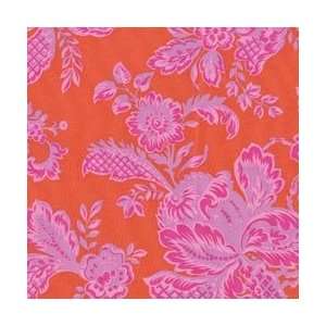   45 15 Yards 100% Cotton D/R Danielle/Orange Arts, Crafts & Sewing