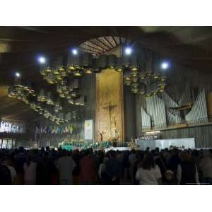  Interior of the Basilica De Guadalupe, Mexico City Premium 