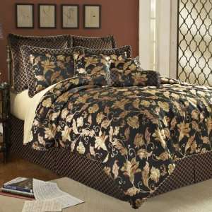  Floral and Lattice 14 Piece Super Pack Bed Set (Cal King 