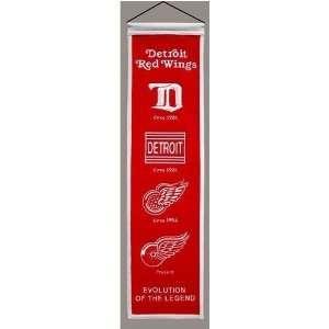  Detroit Red Wings Wool Heritage Banner