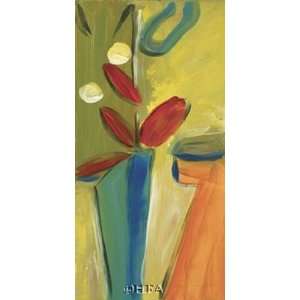 April Flowers I   Poster by Joyce Lieberman (13x25)