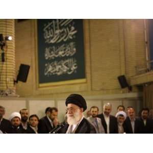  Irans Supreme Leader Ayatollah Ali Khamenei delivers a 