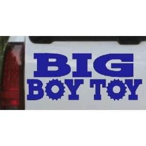 Big Boy Toy Off Road Car Window Wall Laptop Decal Sticker    Blue 18in 