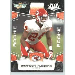  Limited Edition Super Bowl XLIII Black Border # 358 Brandon Flowers 