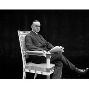 Calvin Coolidge, President of the United States, seated portrait, c 