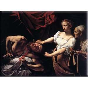   Holofernes 30x22 Streched Canvas Art by Caravaggio