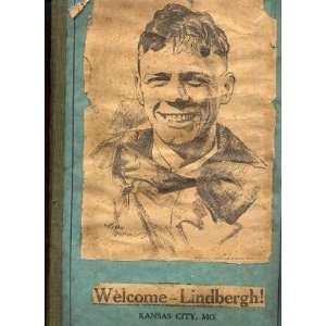 Charles Lindbergh & Flying News Photos Scrapbook 1920s to 1930s