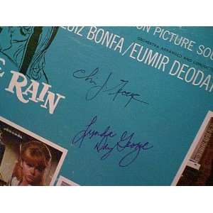  George, Lynda Day Christopher George LP Signed Autograph 