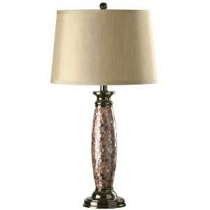 Cindy Crawford Style Column Table Lamp   Black