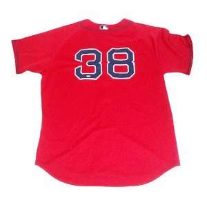 Curt Schilling Red Authentic Red Sox Jersey Signed On Back