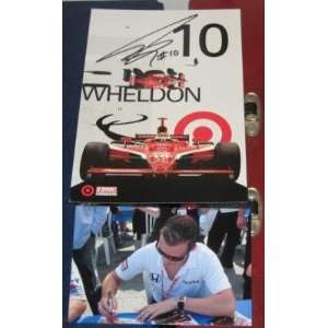  DAN WHELDON Indianapolis 500 Champion SIGNED Plaque Card 