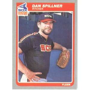  1985 Fleer # 528 Dan Spillner Chicago White Sox Baseball 