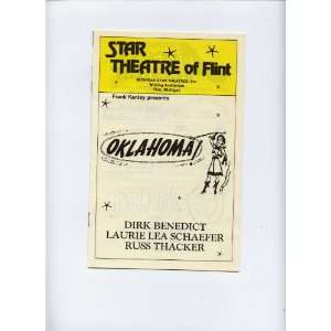 Star Theatre of Flint, Program for Oklahoma (Dirk Benedict, Laurie Lea 