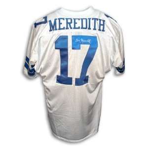 Don Meredith Autographed Jersey   Throwback White