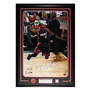 Dwyane Wade Autographed / Signed Framed 20x30 NBA Finals Game 2 Slam 