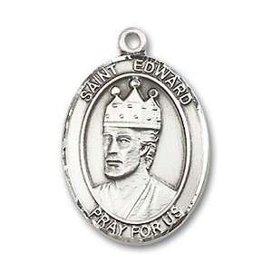  St. Edward the Confessor Medium Sterling Silver Medal 