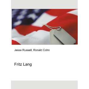  Fritz Lang Ronald Cohn Jesse Russell Books