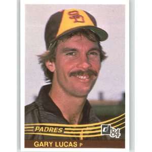  1984 Donruss #307 Gary Lucas   San Diego Padres (Baseball 