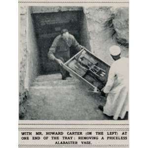Howard Carter Removing Treasures from the Tomb of Tutankhamun 