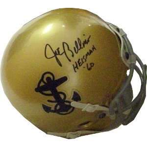 Joe Bellino signed Navy Authentic TB Mini Helmet Heisman60