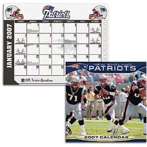  Patriots John F Turner NFL Wall and Desk Calendar Sports 