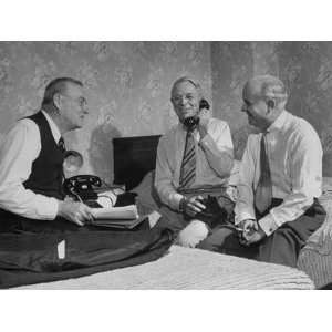  John Foster Dulles and John C. Higgins, Taking a Break 