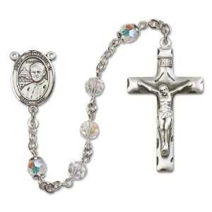 Pope John Paul II Crystal Rosary